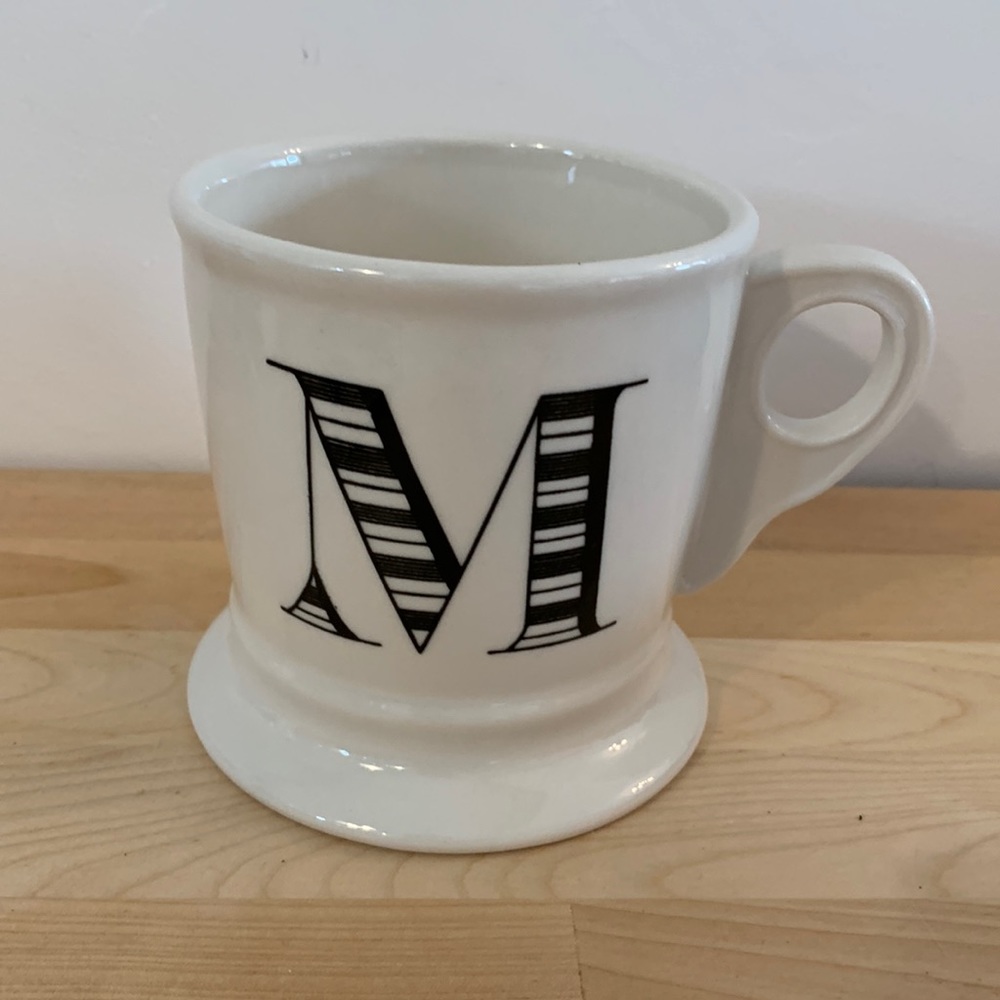 Anthropology “M” Initial Mug